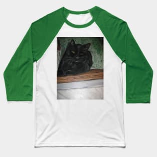 Demon Cat Baseball T-Shirt